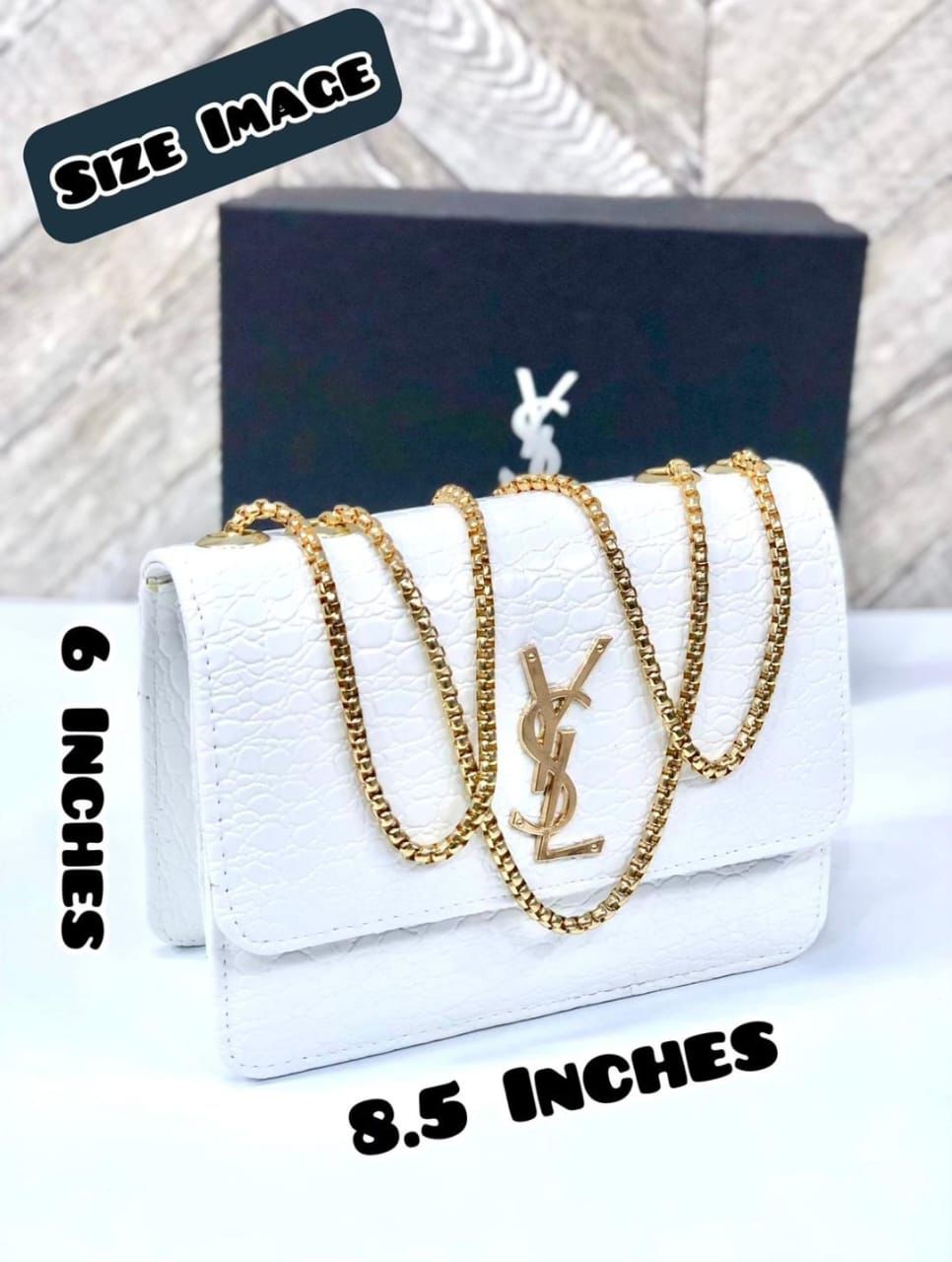 Premium Croc-Embossed Vegan Leather Crossbody Bag